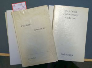 Lot 3044, Auction  119, Celan, Paul, Konvolut von 3 Werken in Erstausgaben + 3 Beigaben