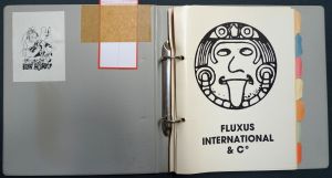 Lot 3271, Auction  119, Fluxus International & Co, Loseblatt-Katalog in Ringbuch, Bologna, Lyon u.a.