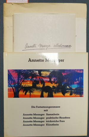 Lot 3307, Auction  119, Messager, Annette, zKonvolut von 4 Werken (2 Künstlerbücher und 2 Ausstellungskataloge)