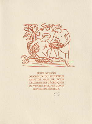 Lot 3380, Auction  119, Vergilius Maro, Publius und Maillol, Aristide - Illustr., Les Géorgiques