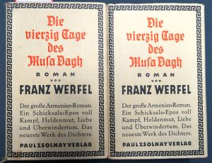 Lot 3510, Auction  119, Werfel, Franz, Die vierzig Tage des Musa Dagh