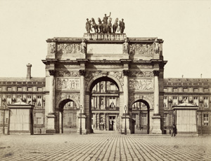 Los 4016 - Baldus, Edouard-Denis - Paris Arc du Carrousel with view of the Tuileries - 0 - thumb