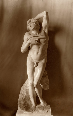 Lot 4023, Auction  119, Braun & Cie., Adolphe, Michelangelo's "Dying Slave" and "Rebellious Slave"