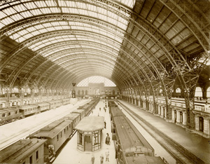 Lot 4048, Auction  119, Dresden Central Railway Station, Interiors of the central train station in Dresden