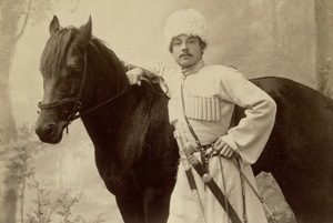 Los 4053 - Ermakov, Dimitri N. - Kazak horseman from Alexanderpol, the North Caucasus, Russia - 0 - thumb