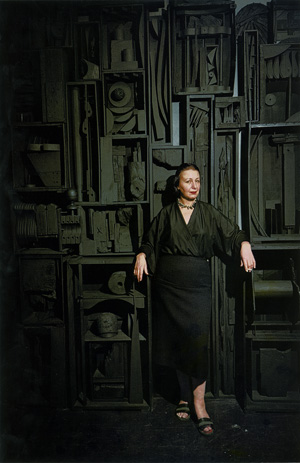 Lot 4105, Auction  119, Budnik, Dan, Louise Nevelson with "Cathedral 1"