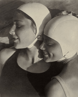 Lot 4310, Auction  119, Unknown Photographer, Two girls in bathing caps