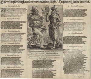 Lot 5021, Auction  119, Passe d. Ä., Crispijn de - zugeschrieben, 1618. . Allegorie auf Reichtum und Armut. 