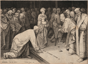 Lot 5087, Auction  119, Bruegel d. Ä., Pieter, Christus und die Ehebrecherin