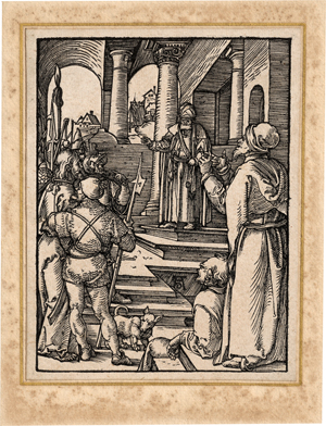 Lot 5099, Auction  119, Dürer, Albrecht, Christus vor Pilatus