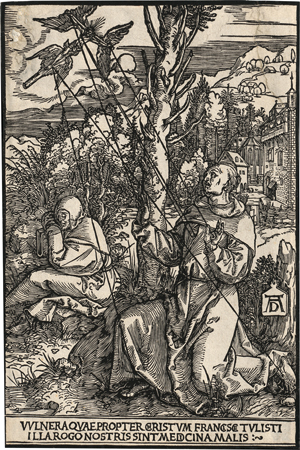 Lot 5106, Auction  119, Dürer, Albrecht, Der hl. Franziskus, die Wundmale empfangend