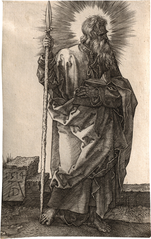 Lot 5109, Auction  119, Dürer, Albrecht, Der Apostel Thomas