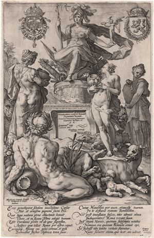Lot 5121, Auction  119, Goltzius, Hendrick, Roma - Allegorie von Rom