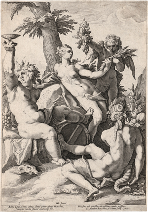 Lot 5147, Auction  119, Matham, Jacob, zugeschrieben. Das Bündnis von Venus, Bacchus und Ceres