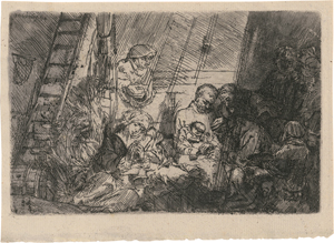 Lot 5187, Auction  119, Rembrandt Harmensz. van Rijn, Die kleine Beschneidung im Stall 
