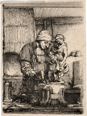 Lot 5195, Auction  119, Rembrandt Harmensz. van Rijn, Der Goldschmied