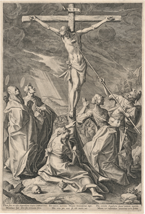 Lot 5217, Auction  119, Sadeler I, Raphael, Christus am Kreuz
