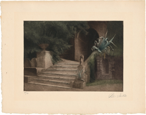 Lot 5332, Auction  119, Ilsted, Peter, Aus dem Garten der Villa d'Este