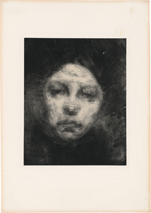 Lot 5371, Auction  119, Carrière, Eugène Anatole, Buste d'une jeune fille