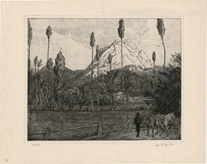 Lot 5407, Auction  119, Thoma, Hans, Landschaft mit Ochsenkarren