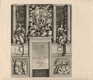 Lot 5421, Auction  119, Bartoli, Pietro Santi, Disegno della Loggia di San Pietro