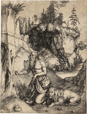 Lot 5461, Auction  119, Dürer, Albrecht, Die hl. Hieronymus in der Wüste