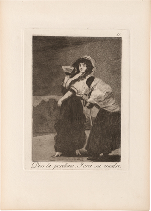 Lot 5480, Auction  119, Goya, Francisco de, Dios la perdone: Y era su madre