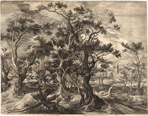Lot 5515, Auction  119, Londerseel, Jan van, Landschaft mit dem ungehorsamen Prophet, von Löwen verschlungen