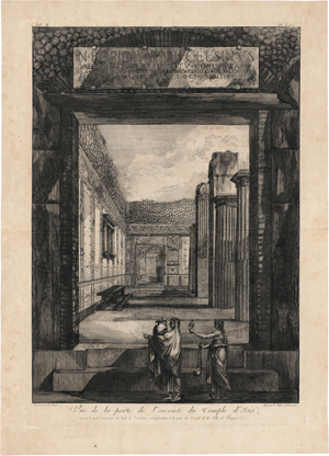 Lot 5536, Auction  119, Piranesi, Francesco, Drei Ansichten von Pompeji