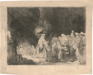 Lot 5549, Auction  119, Rembrandt Harmensz. van Rijn, Die Darstellung im Tempel
