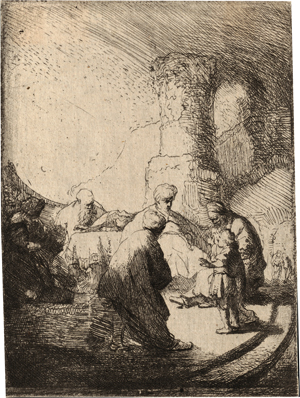 Lot 5550, Auction  119, Rembrandt Harmensz. van Rijn, Die Darstellung im Tempel