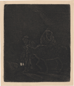Lot 5551, Auction  119, Rembrandt Harmensz. van Rijn, Die Flucht nach Ägypten