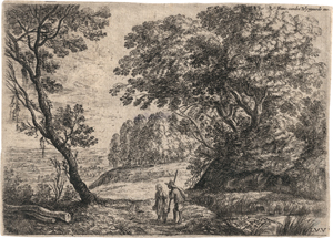Lot 5585, Auction  119, Uden, Lucas van, Landschaft mit Paar