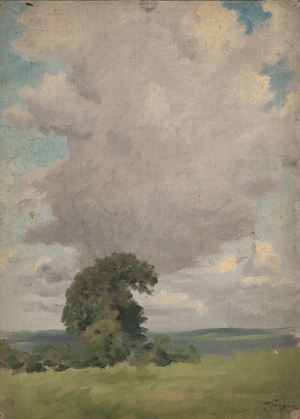 Lot 6183, Auction  119, Seeger, Hermann, Wolken über der Landschaft 