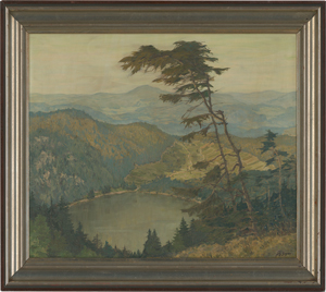 Lot 6263, Auction  119, Geyer, Fritz, Blick über die Schwarzwaldhöhen und den Feldsee