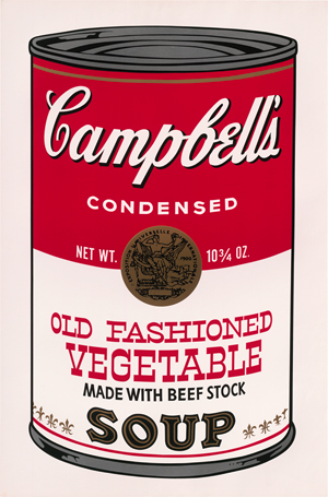 Lot 6320, Auction  119, Warhol, Andy, Old Fashioned Vegetable Soup