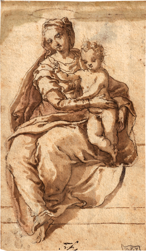 Los 6524 - Marchetti, Marco - zugeschrieben - zugeschrieben. Madonna mit Kind, sitzend - 0 - thumb