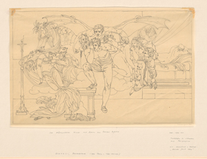 Lot 6624, Auction  119, Genelli, Giovanni Bonaventura, Minos als Höllenrichter mit Szenen aus Dantes Inferno