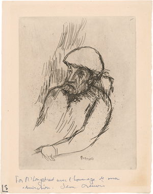 Lot 7027, Auction  119, Bonnard, Pierre, Portrait of Pierre-Auguste Renoir