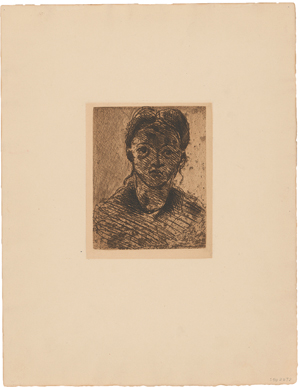 Lot 7049, Auction  119, Cézanne, Paul, Tête de jeune fille