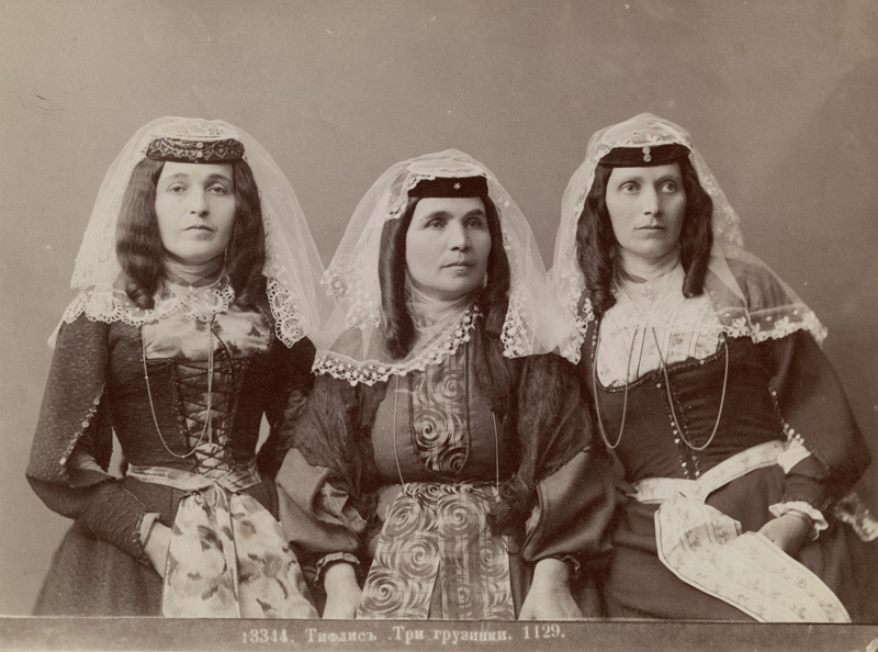 Lot 4052, Auction  119, Ermakov, Dimitri N., Studio portrait of three Georgian noble women