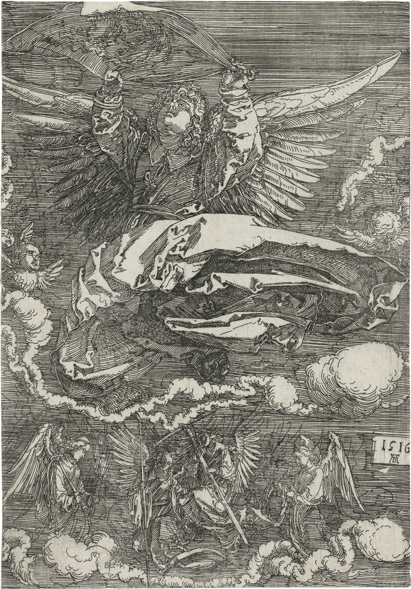 Lot 5113, Auction  119, Dürer, Albrecht, Das Schweißtuch, von einem Engel gehalten