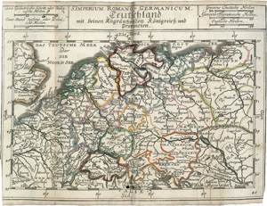 Lot 77, Auction  120, Bodenehr, Johann Georg, Sac. Imperii Romano Germanici Geographica Descriptio Teutschland