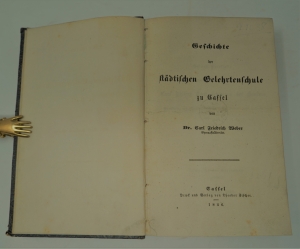Lot 259, Auction  120, Weber, Karl Friedrich, Geschichte der städtischen Gelehrtenschule zu Cassel