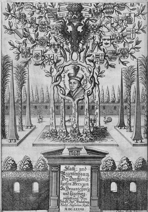 Lot 537, Auction  120, Winkelmann, Johann Just, Stamm- und Regentenbaum der Herzogen zu Braunschweig und Lüneburg