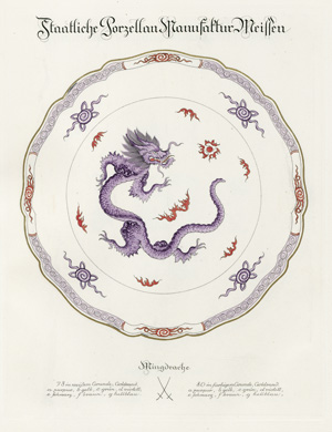 Lot 675, Auction  120, Staatliche Porzellan Manufaktur Meißen, Indische Muster