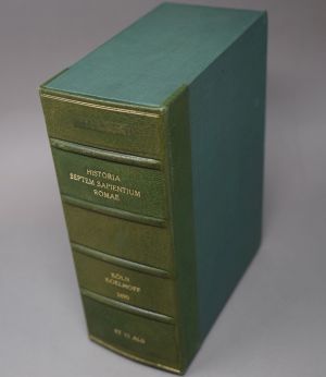 Los 1011 - Inkunabel-Sammelband - 8 seltene Inkunabeldrucke, darunter die mit Holzschnitten reich illustrierte "Historia septem sapientium Romae".  - 5 - thumb