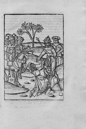Los 1011 - Inkunabel-Sammelband - 8 seltene Inkunabeldrucke, darunter die mit Holzschnitten reich illustrierte "Historia septem sapientium Romae".  - 2 - thumb