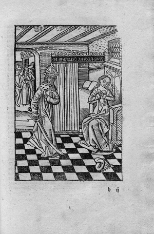 Los 1011 - Inkunabel-Sammelband - 8 seltene Inkunabeldrucke, darunter die mit Holzschnitten reich illustrierte "Historia septem sapientium Romae".  - 4 - thumb