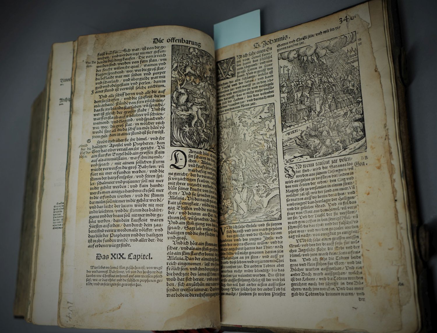 Los 1027 - Bibel, Alt und new Testament - nach dem Text in der hailigen Kirchen gebraucht, durch Doctor Johann Ecken - 8 - thumb